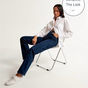 NWT Abercrombie 90s high rise jeans